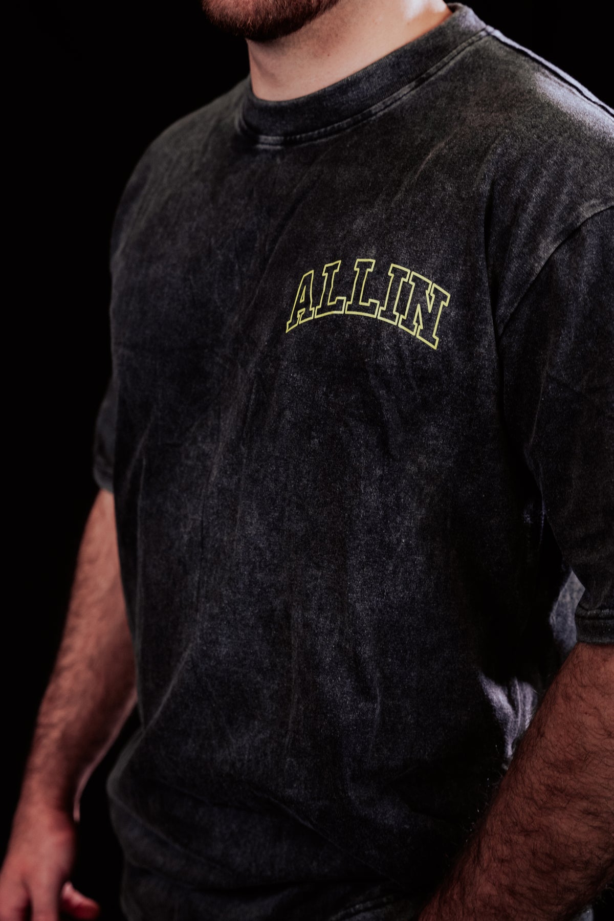 Classic Oversize T-Shirt Vintage Grau