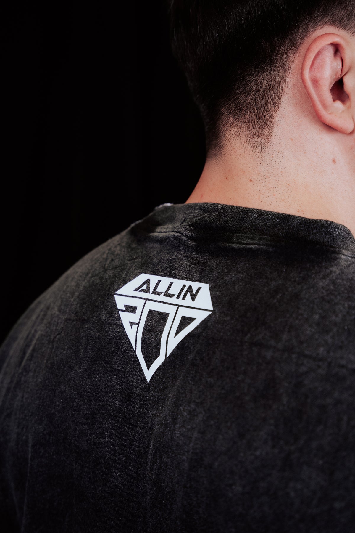 Classic Oversize T-Shirt Vintage Grau