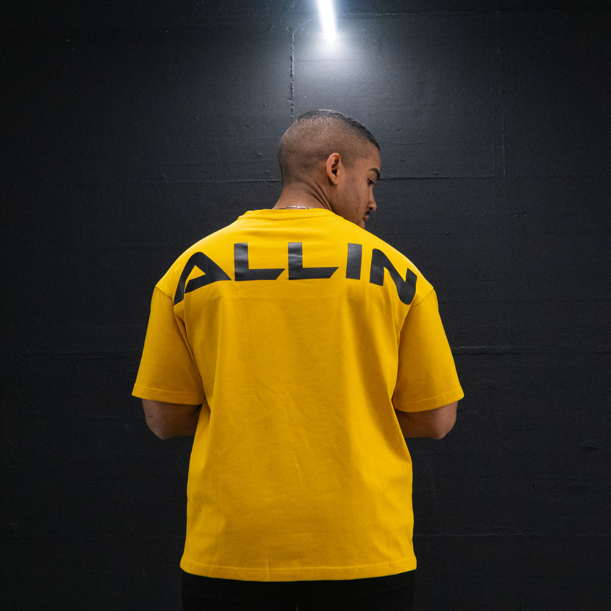 Wings Oversize T-Shirt Gelb