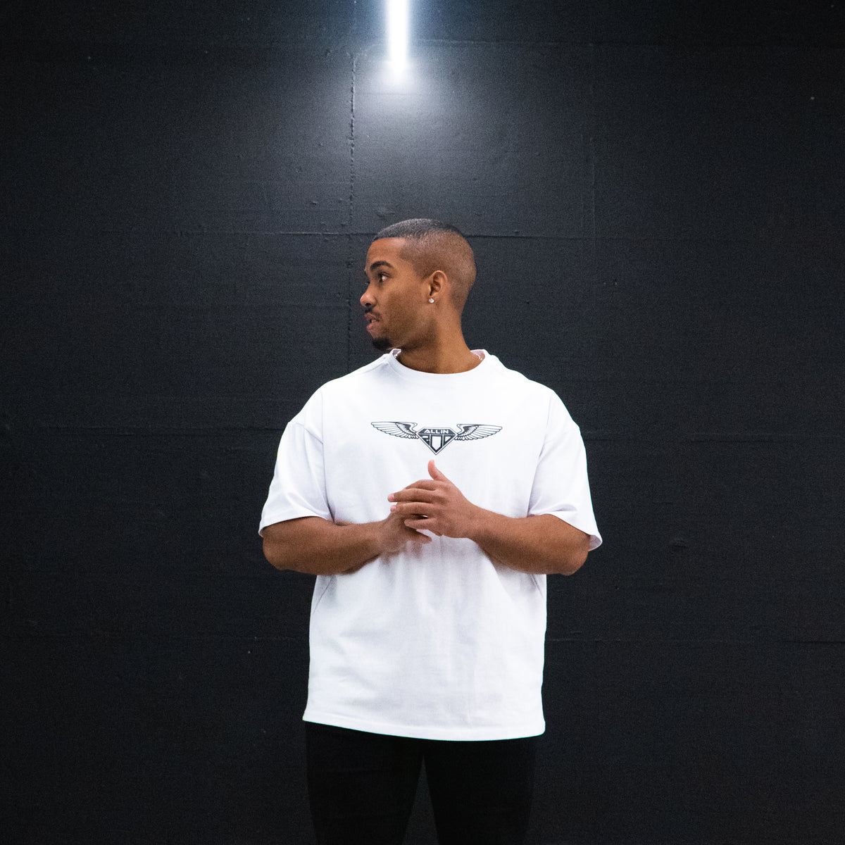 Wings Oversize T-Shirt Weiss