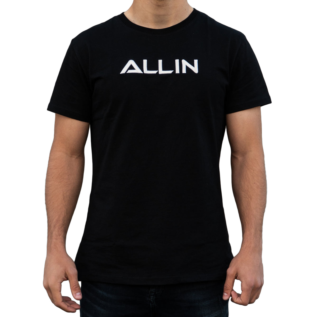 Embroidered Basic T-Shirt - Front