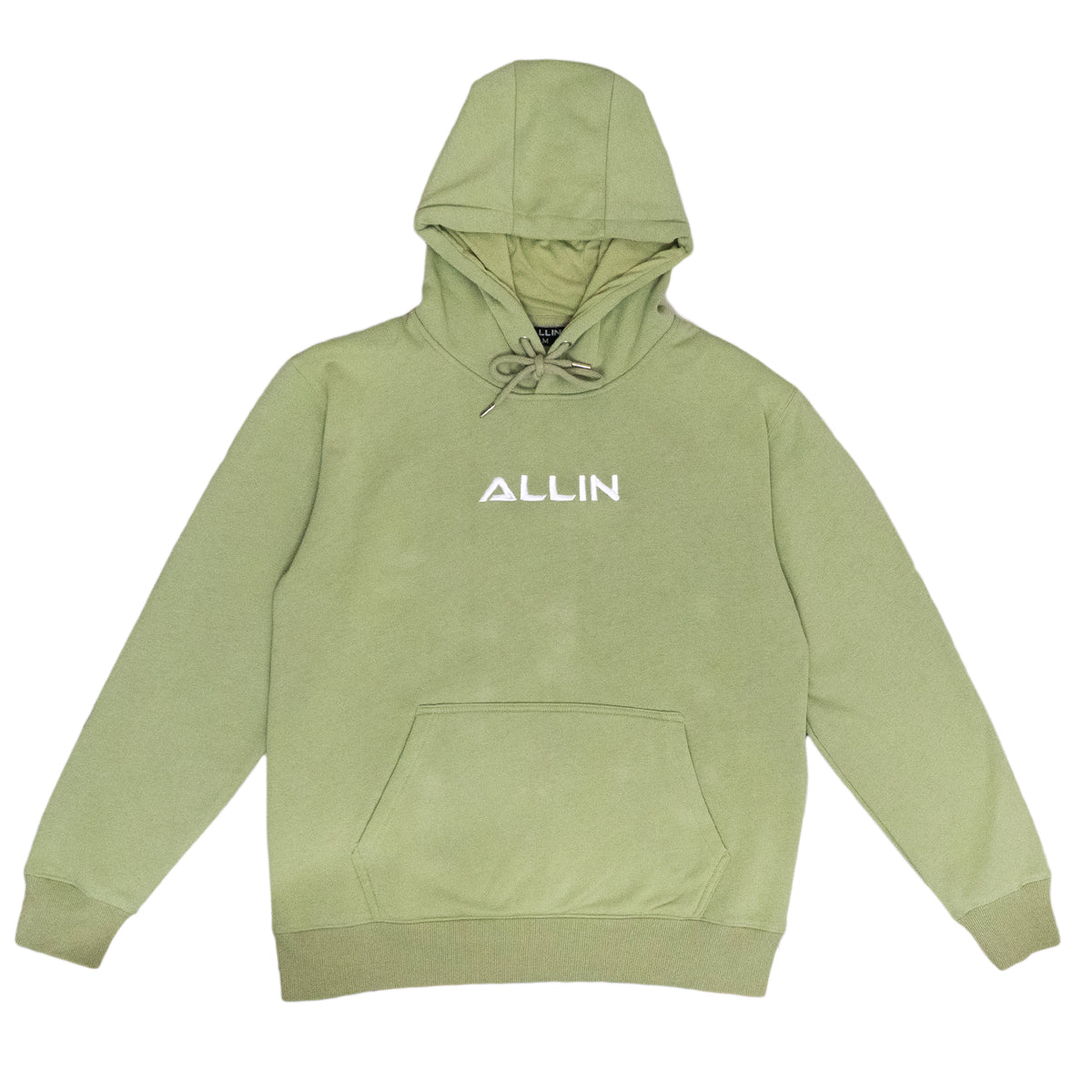 Bestickter Hoodie Mint Green
