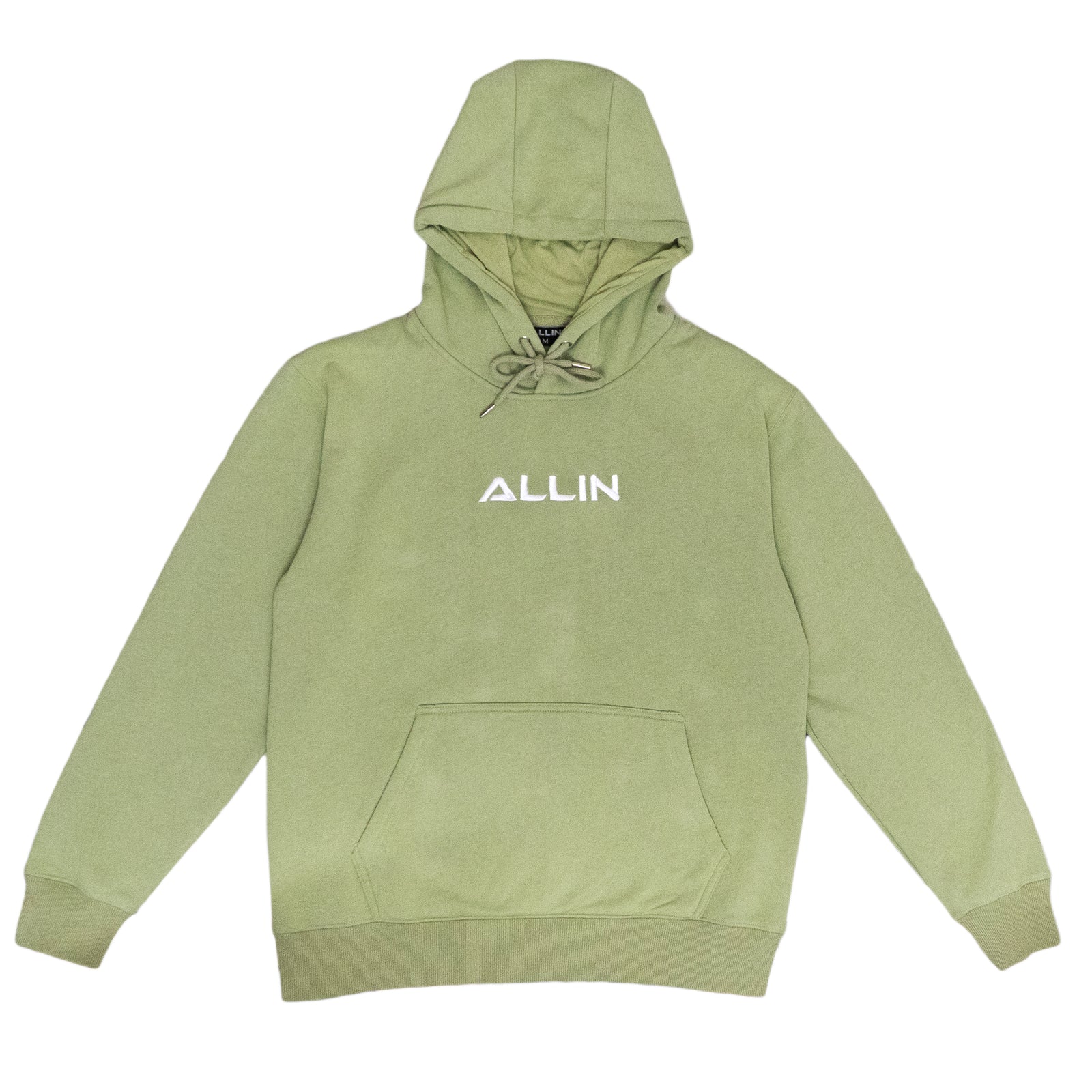 Bestickter Hoodie Mint Green